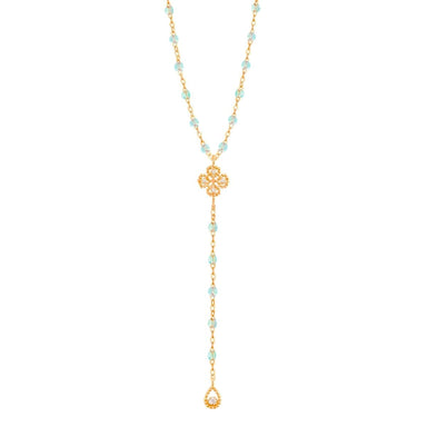 Gigi Clozeau Classic Rosary Lucky Lotus Necklace 17.7" 18kt. - Homebody Denver