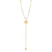 Gigi Clozeau Classic Rosary Lucky Lotus Necklace 17.7" 18kt. - Homebody Denver