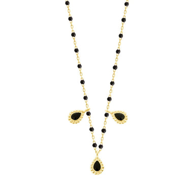 Gigi Clozeau Mini 3 Lucky Cashmere Necklace 16.5" 18kt - Homebody Denver