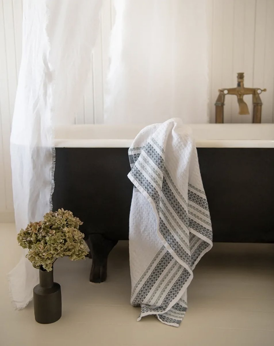 Hand Towel Organic Cotton Beehive - Homebody Denver