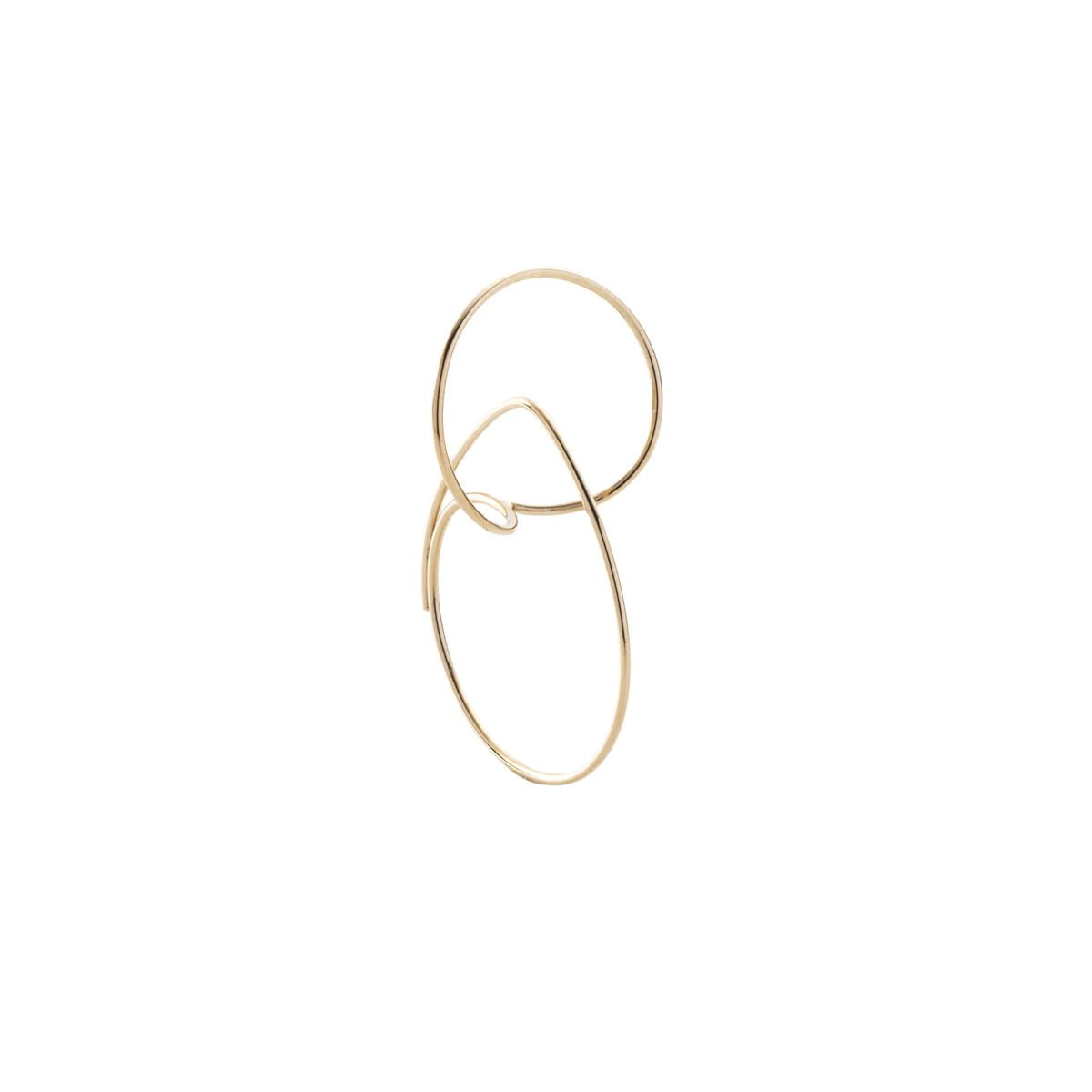 Hirotaka Pair Floating Hoop Earrings S - Homebody Denver