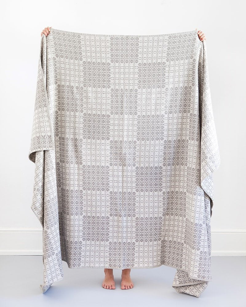 Juno Woven Cotton Blanket Queen 160 x 220 cm - Homebody Denver