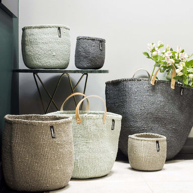 Kiondo Basket, Warm Grey, Large - Homebody Denver