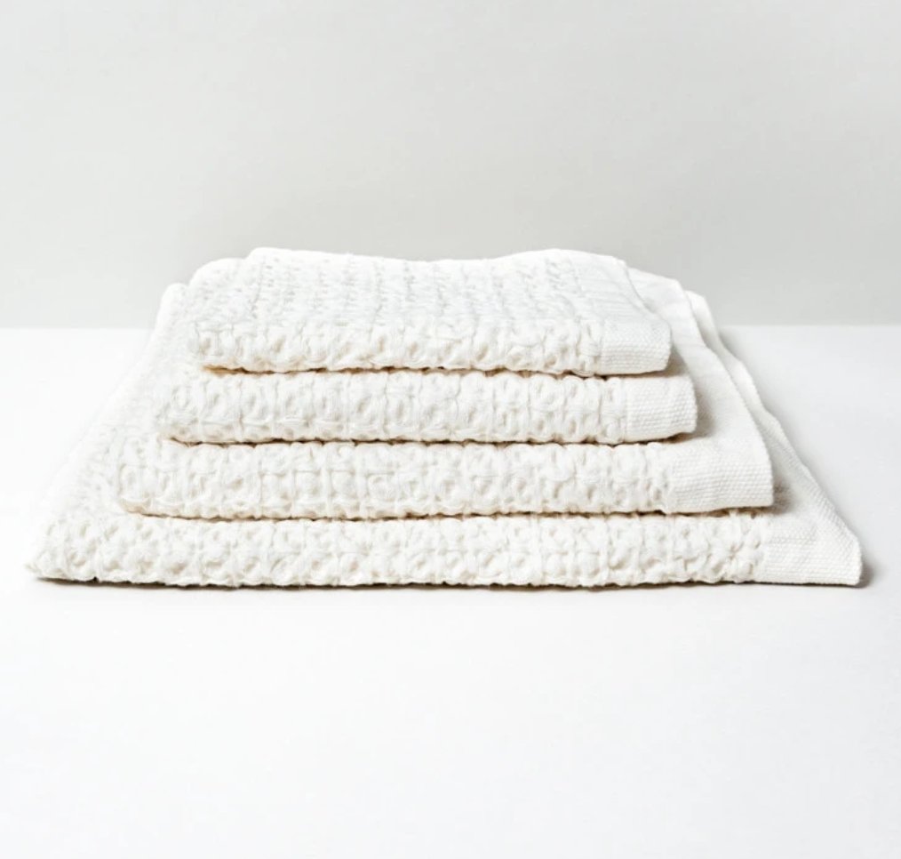 Lattice Linen Bath Towel XL - Homebody Denver