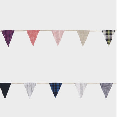 Linen Fabric Garland Assorted Colors - Homebody Denver