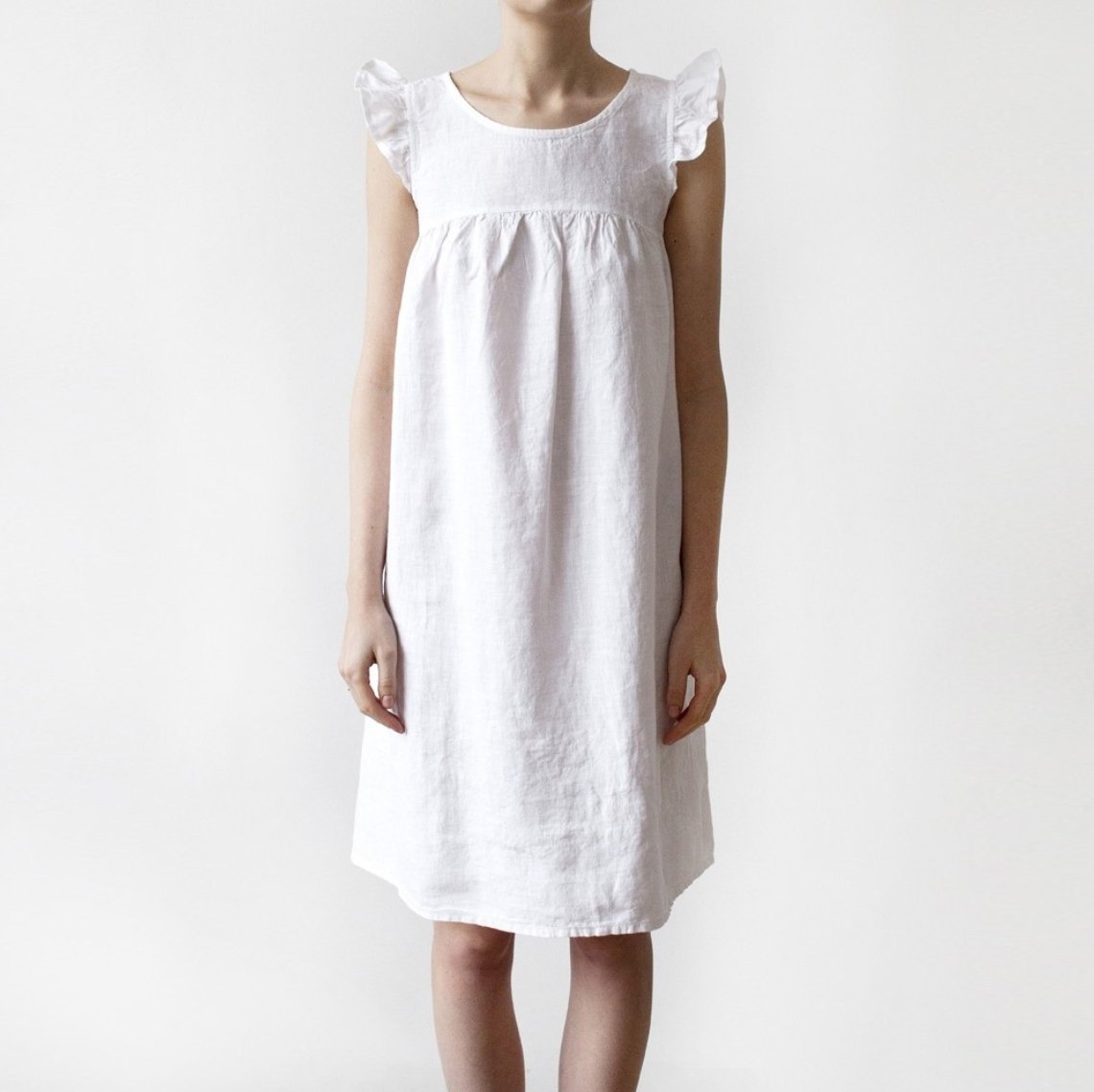 Linen Forget Me Not Night Dress - Homebody Denver