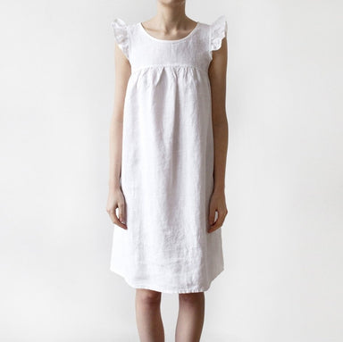 Linen Forget Me Not Night Dress - Homebody Denver