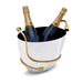 L'Objet Deco Leaves Stainless Champagne Bucket - Homebody Denver