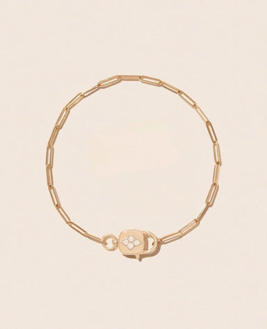 Louise Bracelet, 9 carats yellow gold and diamonds - Homebody Denver