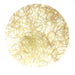Luisa Cevese Riedizioni Round Polyurethane Placemat with Metallic Threads 15" diameter - Homebody Denver