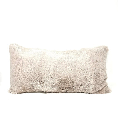 Maison de Vacances Cushion Basic, Shaved Rabbit/Linen 25 x 50cm - Homebody Denver