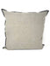 Maison de Vacances Cushion Vice Versa Black Line Stone Washed Linen Black Line 50 x 50 cm - Homebody Denver