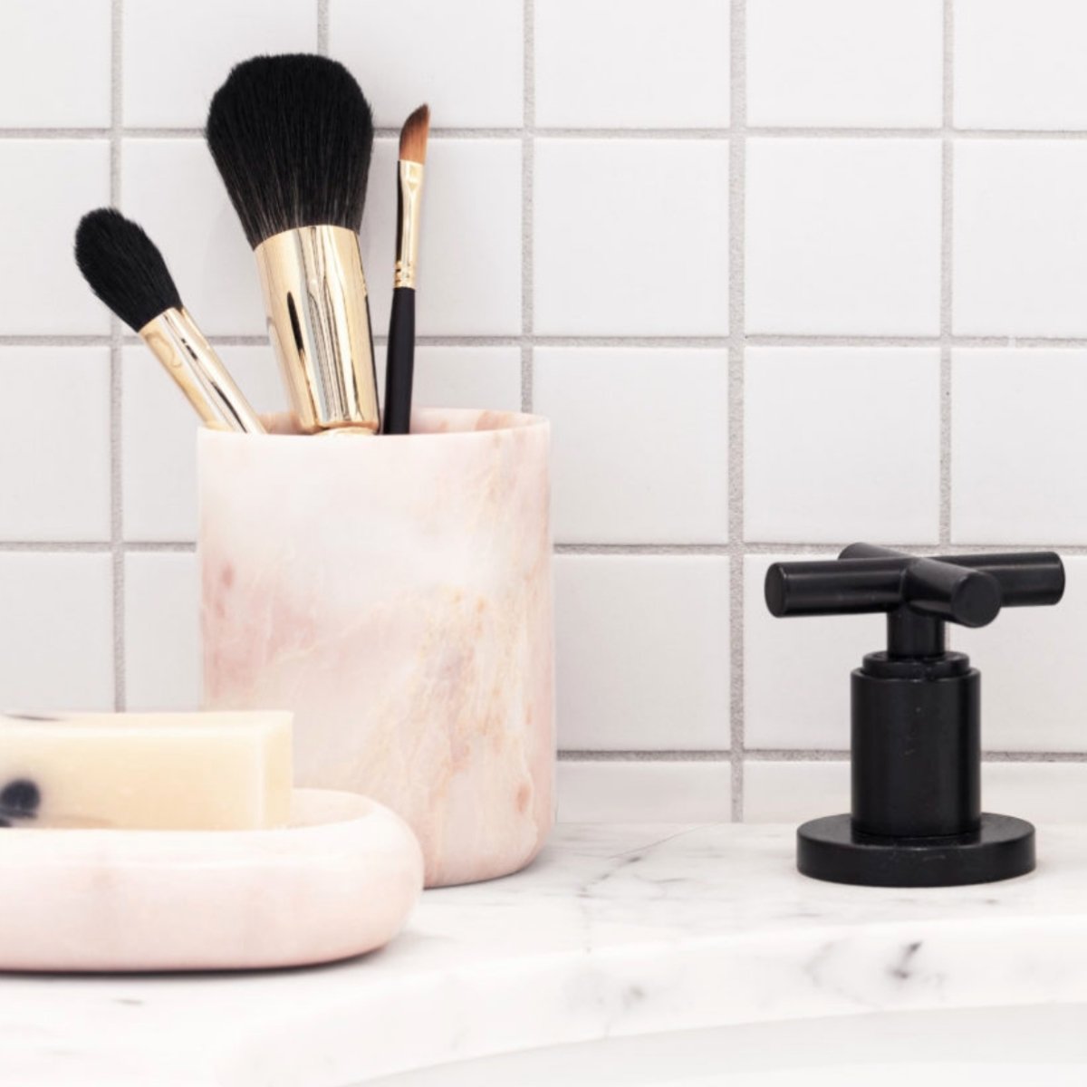 Marble "Classic" Toothbrush Holder - Homebody Denver