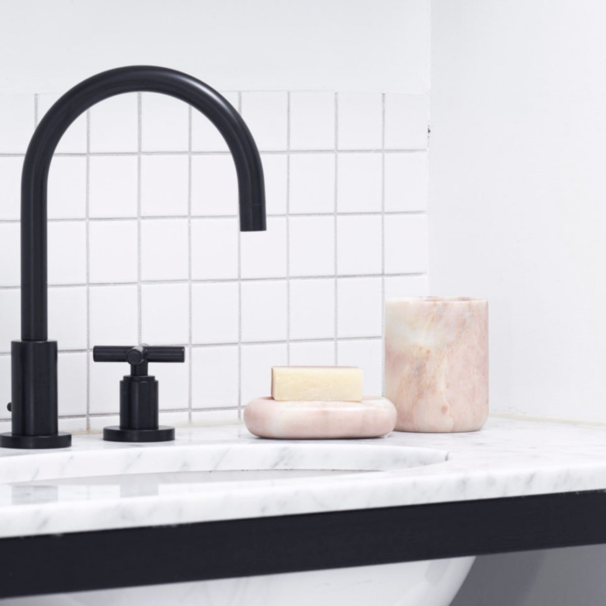 Marble "Classic" Toothbrush Holder - Homebody Denver
