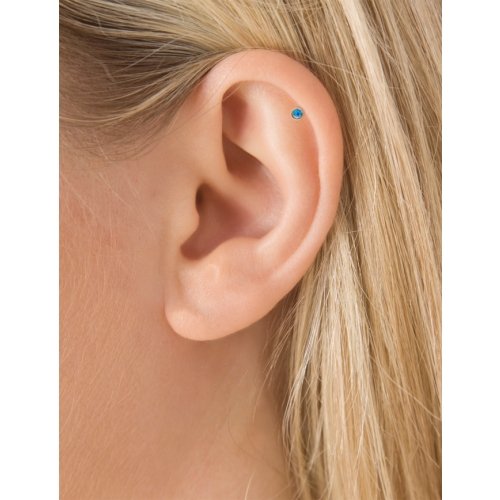 Maria Tash Single 2mm Opal Threaded Stud Earring - Homebody Denver