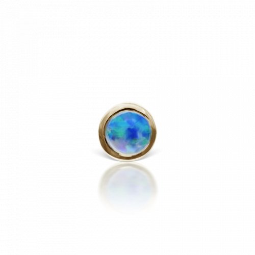 Maria Tash Single 2mm Opal Threaded Stud Earring - Homebody Denver