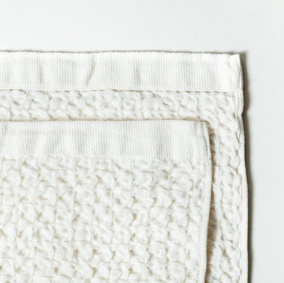 Medium Lattice Linen Hand Towel - Homebody Denver
