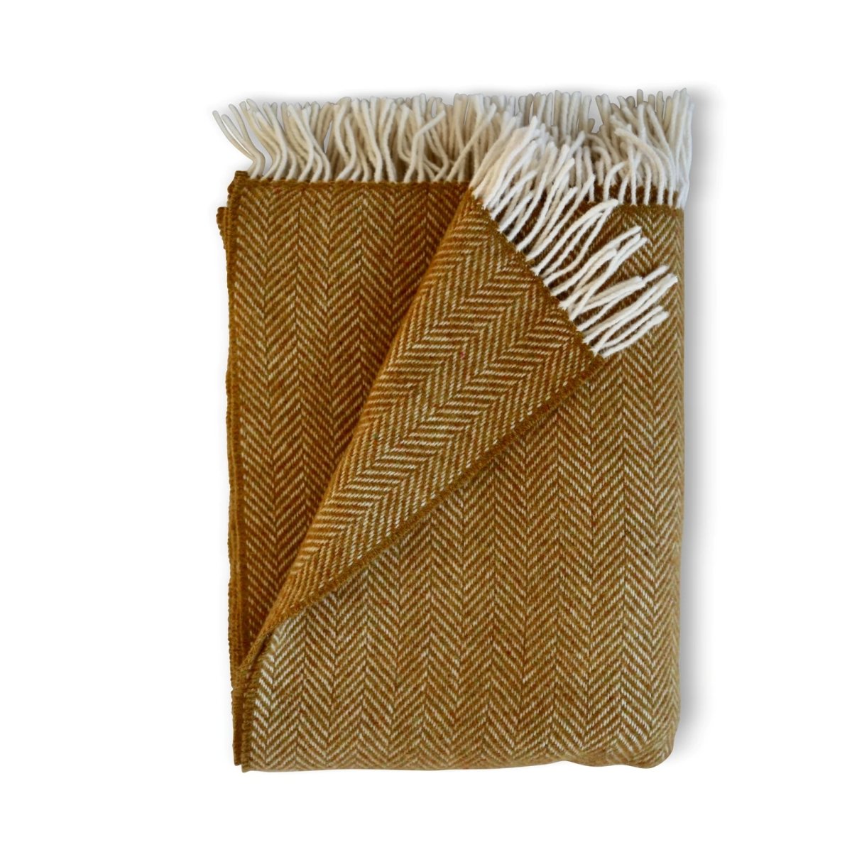Merino/Cashmere Herringbone Throw - Homebody Denver