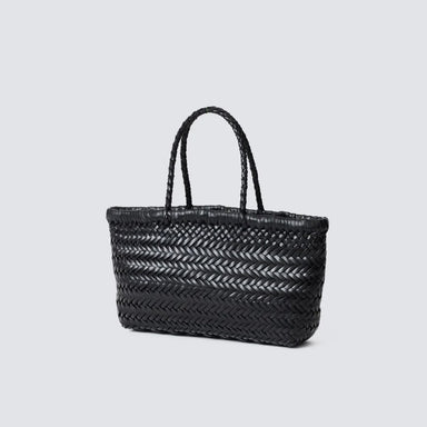 Mini Flat Gora Woven Leather Bag 11" x 7" x 2"deep - Homebody Denver