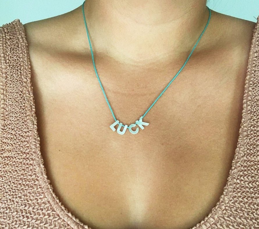 Mother of Pearl Cord Necklace - Homebody Denver