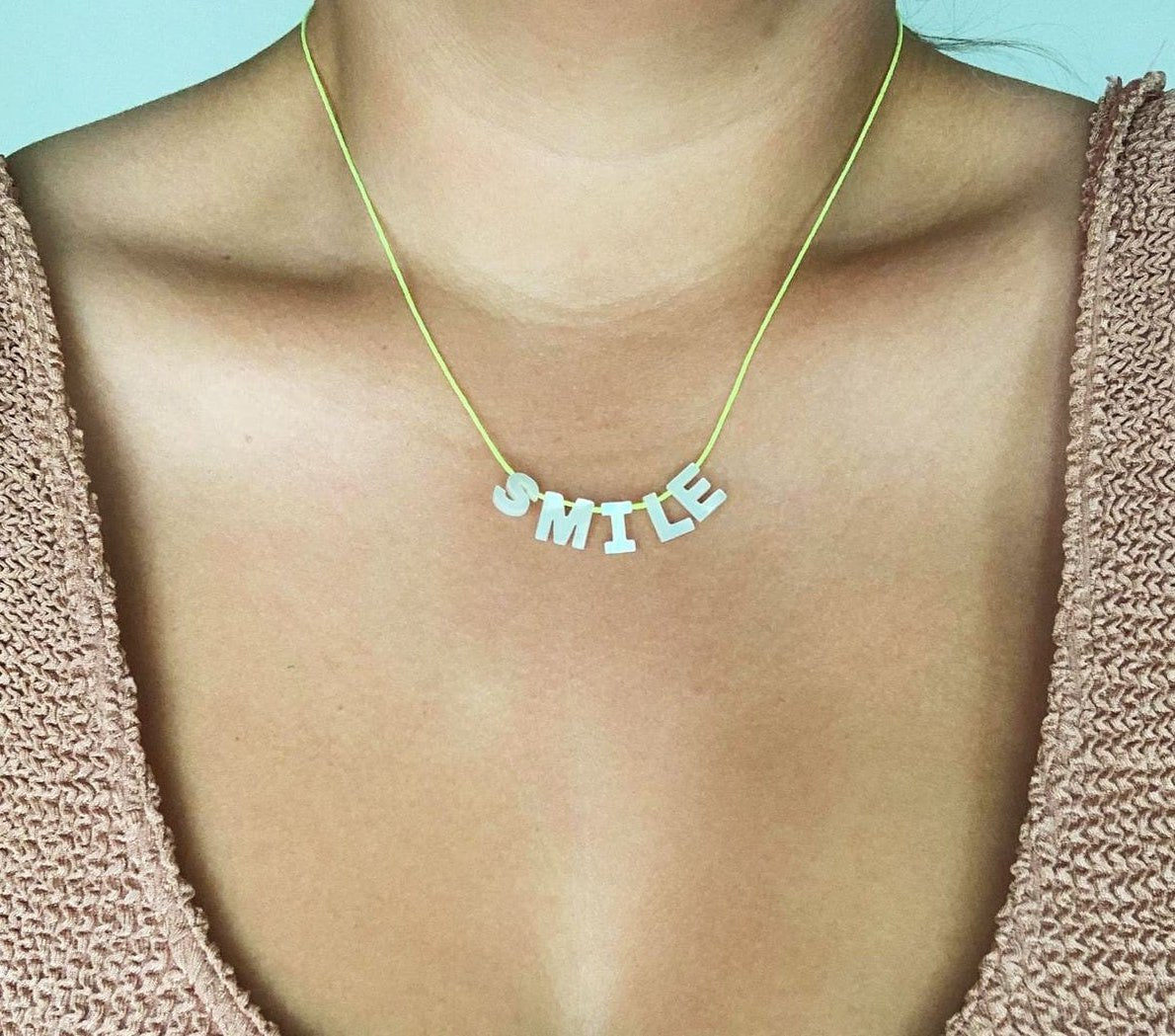Mother of Pearl Cord Necklace - Homebody Denver
