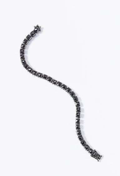 Nakard Tennis Bracelet 3.5mm Square Black Spaniel - Homebody Denver