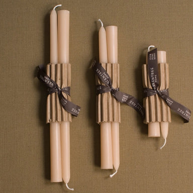 Pair of Everyday Beeswax Taper Candles - Homebody Denver