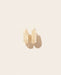 Pair of JIL N°2 Earrings, 9 carat yellow gold and diamonds - Homebody Denver