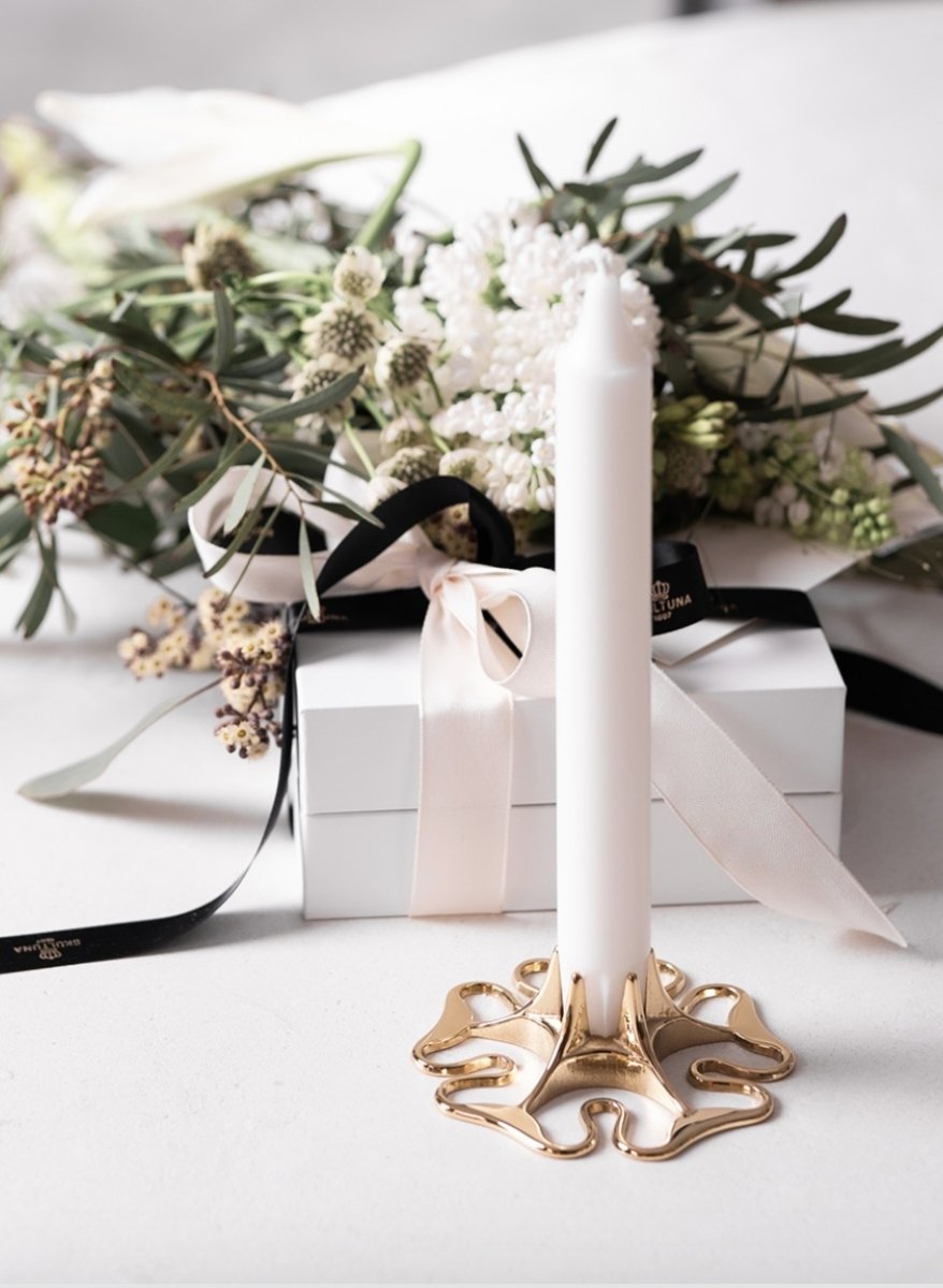 Rose Candleholder, Brass - Homebody Denver