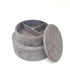 Round Leather Boxes in Calf Leather, Set of 2 - Homebody Denver
