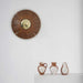 Round Leather Wall Art - Homebody Denver