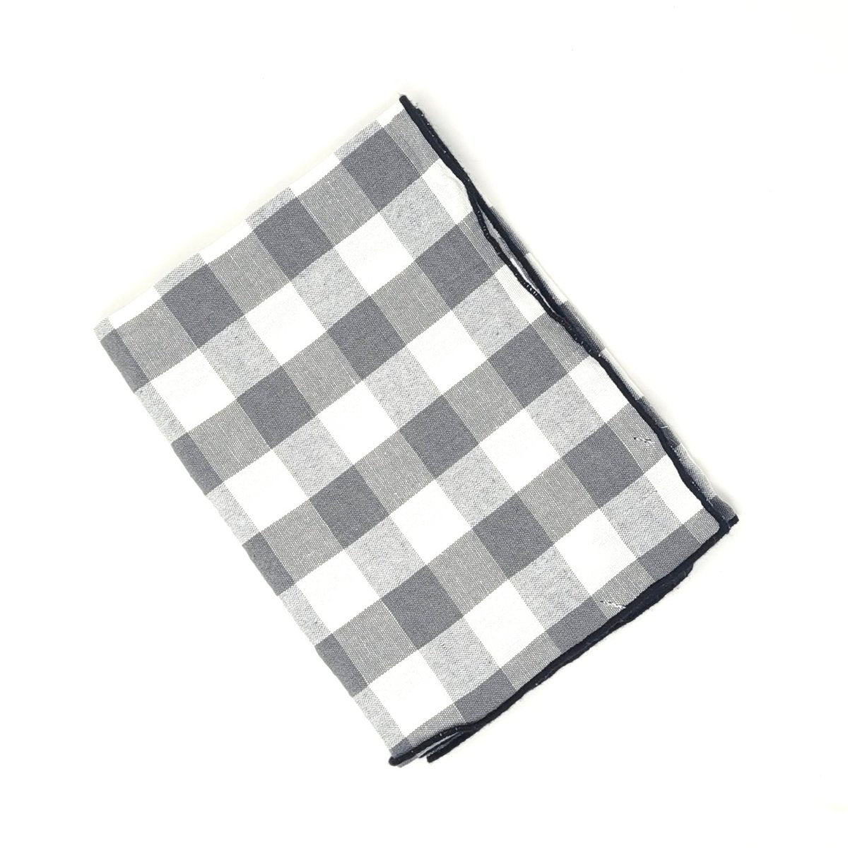 Set of 4 Napkins Bourdon Canvas Mimi Vichy 18" x 18" - Homebody Denver