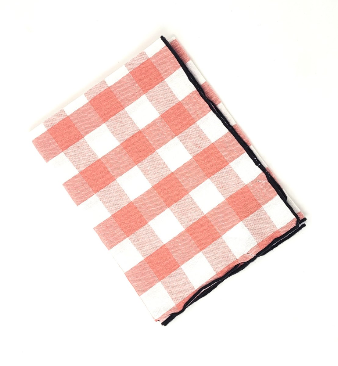 Set of 4 Napkins Bourdon Canvas Mimi Vichy 18" x 18" - Homebody Denver