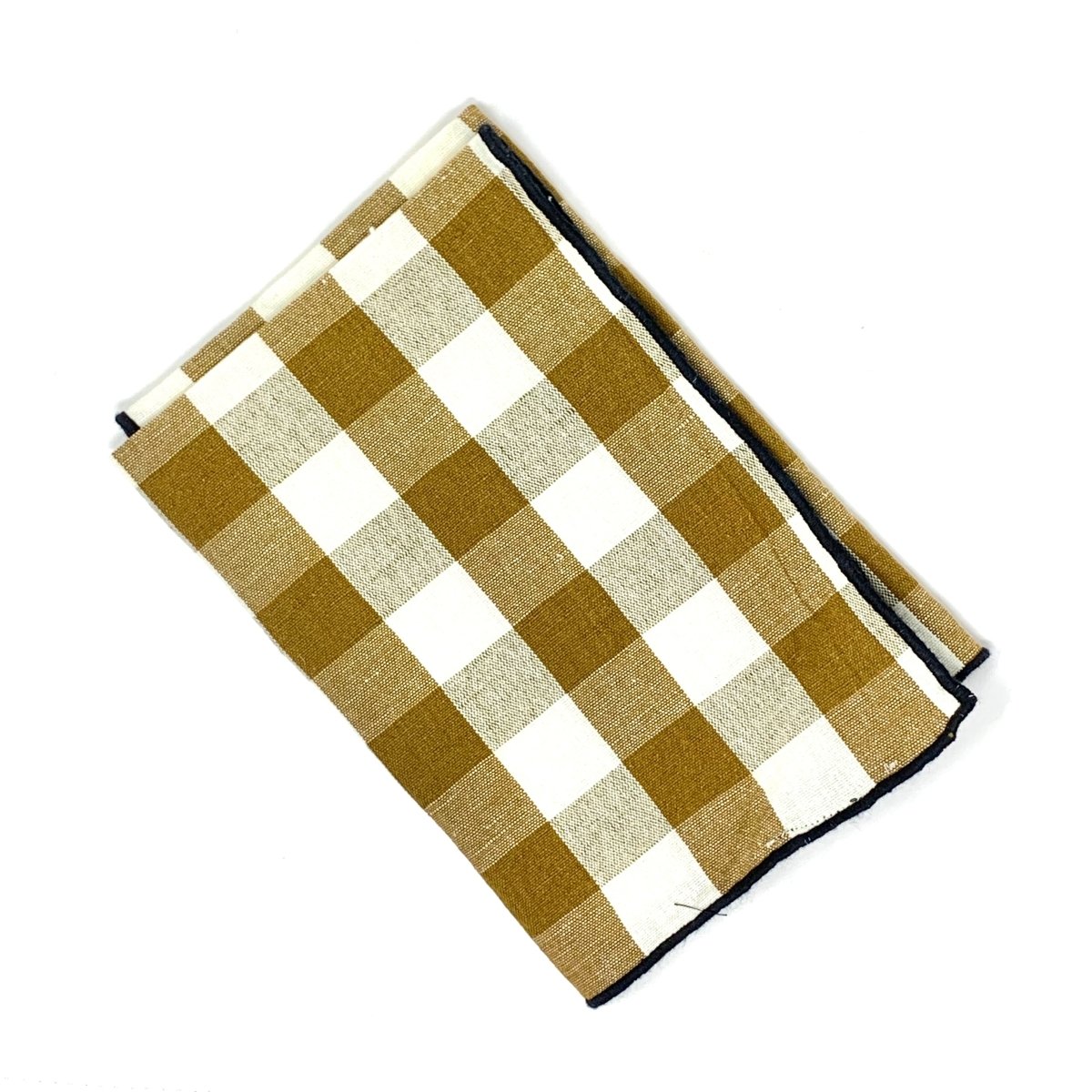 Set of 4 Napkins Bourdon Canvas Mimi Vichy 18" x 18" - Homebody Denver