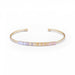 Sia Taylor 18K Yellow & Rainbow Gold Horizon Faceted Cuff - Homebody Denver