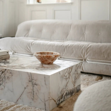 Soho Grand Rectangular Marble Coffee Table - Homebody Denver