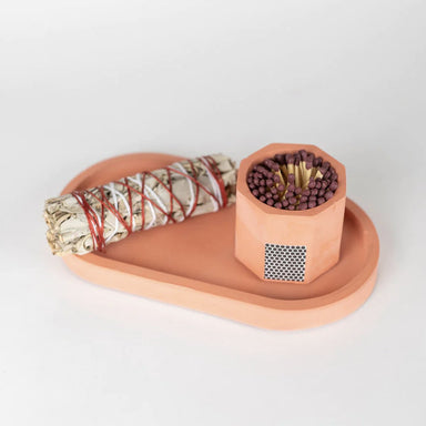 The Pill Tray Set with Smudge Stick, Matches and Match Striker - Homebody Denver