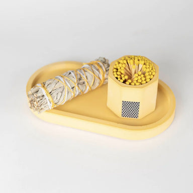 The Pill Tray Set with Smudge Stick, Matches and Match Striker - Homebody Denver