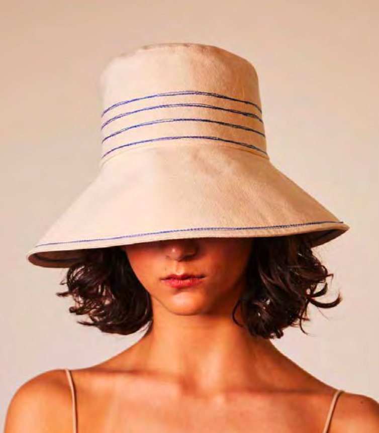 Tide Lines Cotton Hat O/S - Homebody Denver