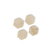 Travertine Hexagonal Coasters, Set of 4 - Homebody Denver