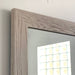 Whitewashed Wood Framed Mirror 51" x 63" - Homebody Denver