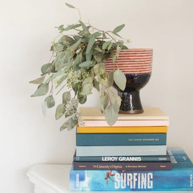 Woven Pedestal Vase - Homebody Denver