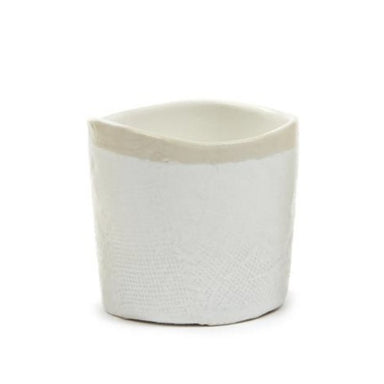 Zion Cup White Ceramic 3.5" x 3" - Homebody Denver